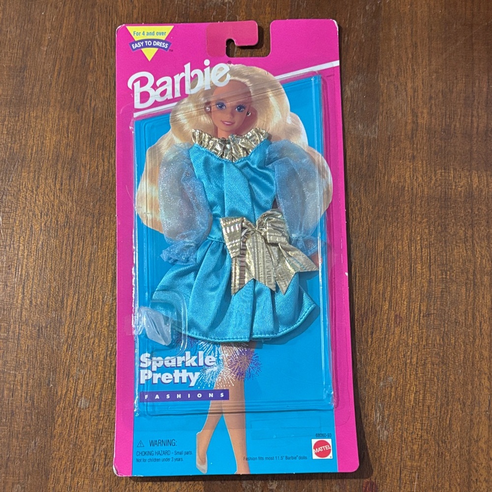 1990’s Barbie Glamorous Blue and Gold Fashion Doll